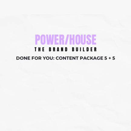 Done for you: Content Package 5+5