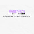 Done for you: Content Package 10+10