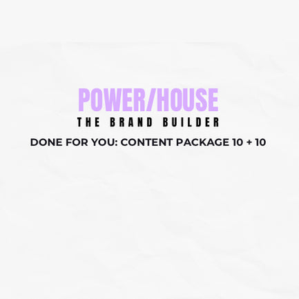 Done for you: Content Package 10+10